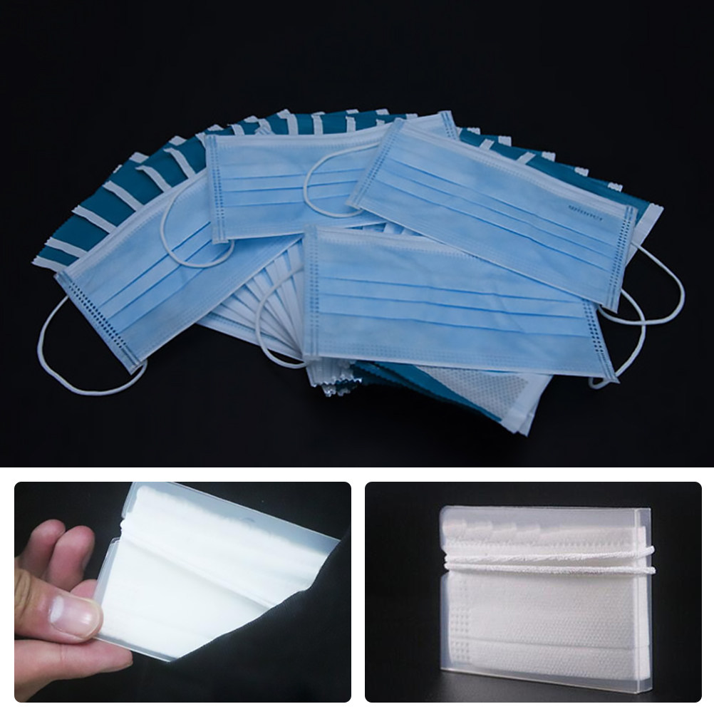 Face Mask Storage Box - 4 unidades de caixa de armazenamento