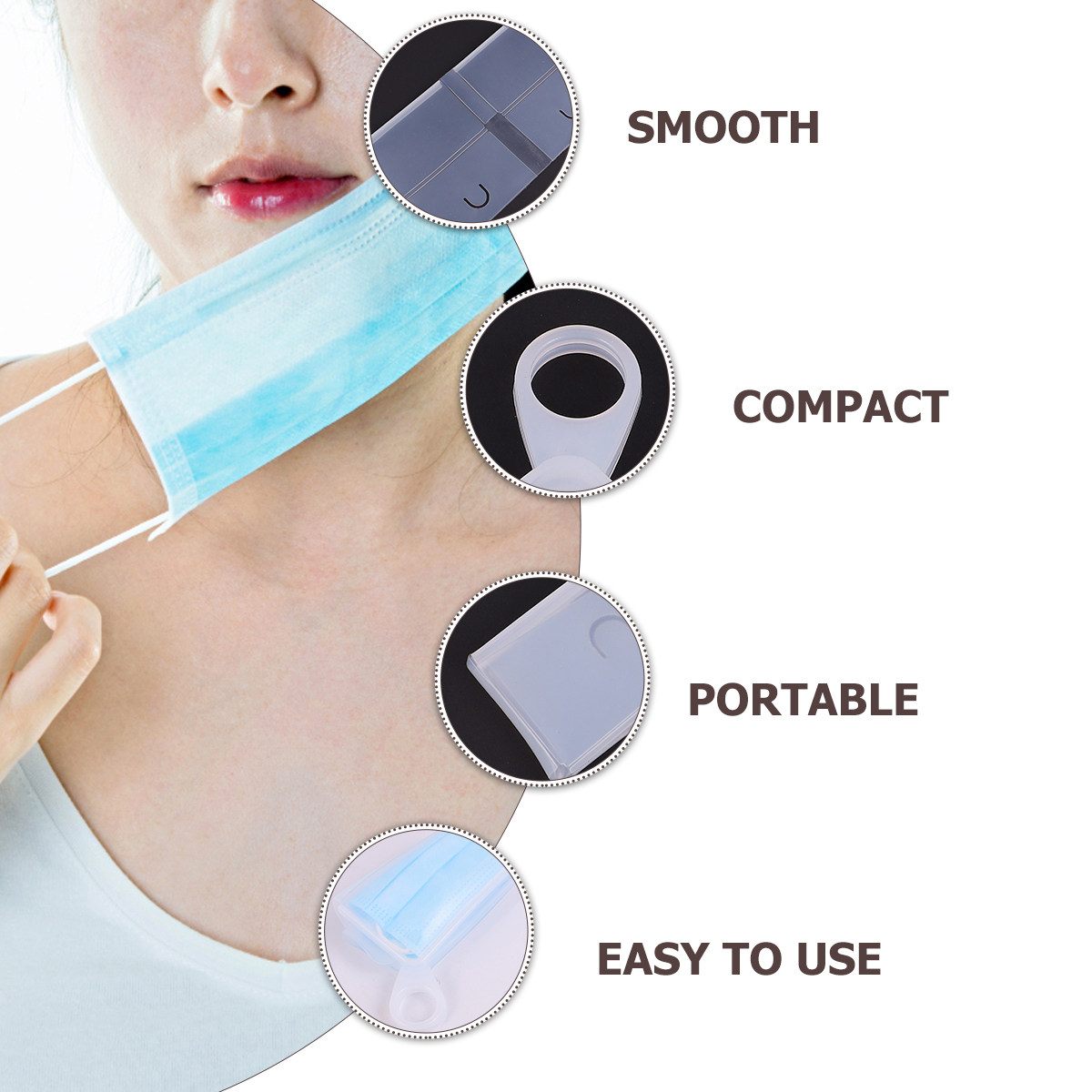 2 unidades de caixa de armazen - Face Mask Storage Box avaliação e preço